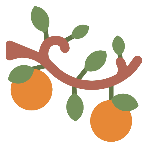 Árbol de frutas Generic color fill icono
