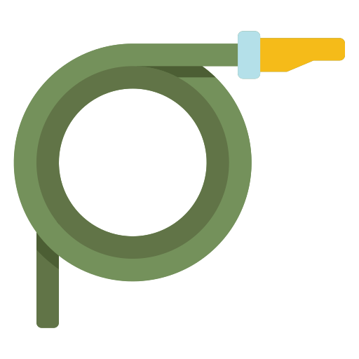 wąż ogrodowy Generic color fill ikona