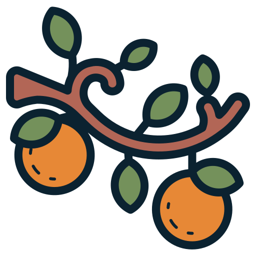Árbol de frutas Generic color lineal-color icono