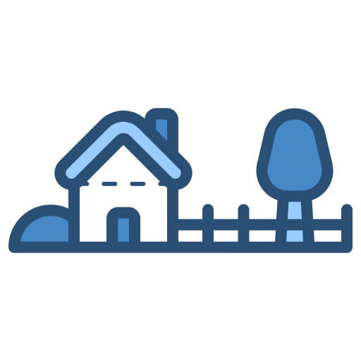 Village house Generic color lineal-color icon