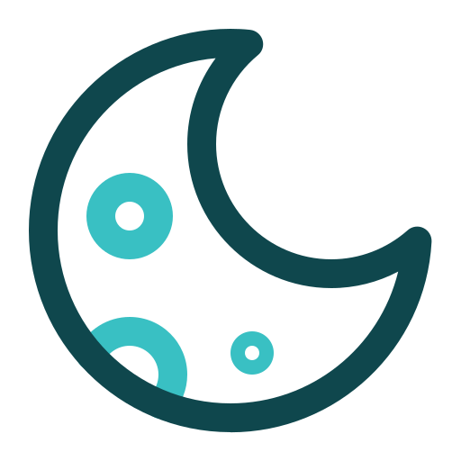 Фаза луны Generic color outline иконка
