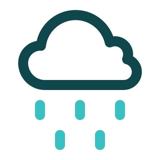 lluvia Generic color outline icono