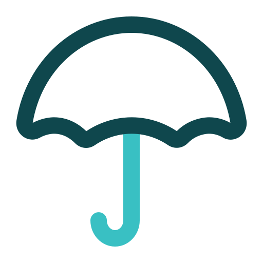 傘 Generic color outline icon