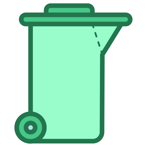 Rubbish bin Generic color lineal-color icon