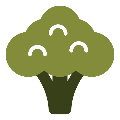 Cauliflower Generic color fill icon