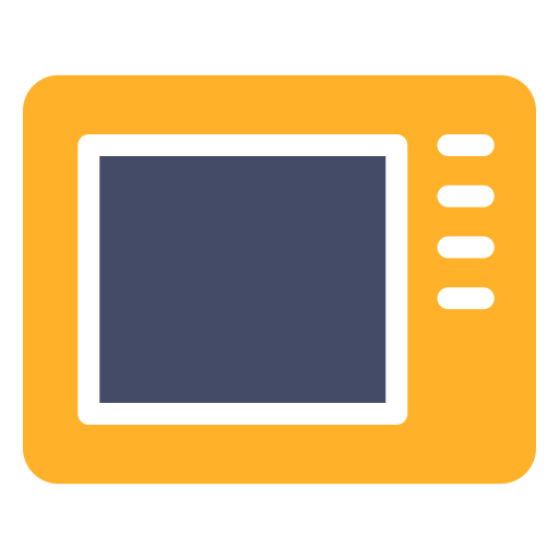 電子レンジ Generic color fill icon