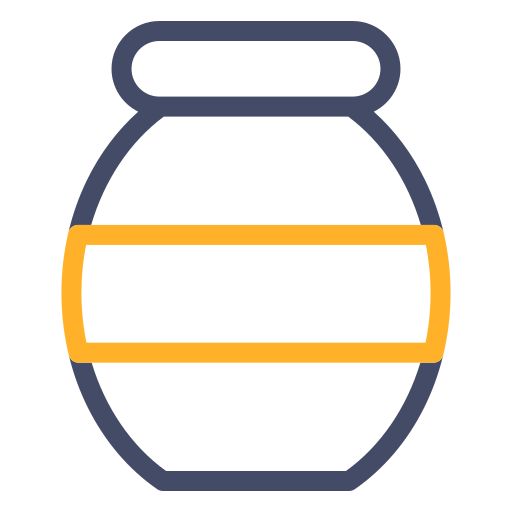 蜂蜜の瓶 Generic color outline icon
