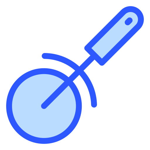 Pizza cutter Generic color lineal-color icon