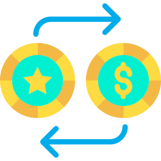 Exchange Kiranshastry Flat icon