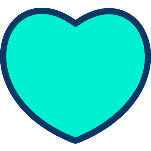 Сердце Kiranshastry Lineal Color иконка