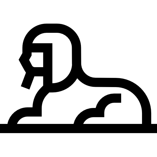 esfinge Basic Straight Lineal icono