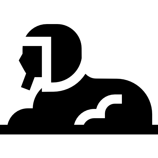 esfinge Basic Straight Filled icono