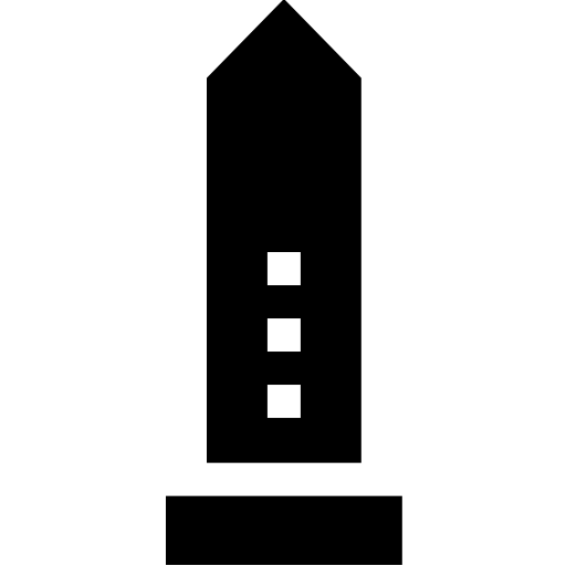 obelisco Basic Straight Filled icono