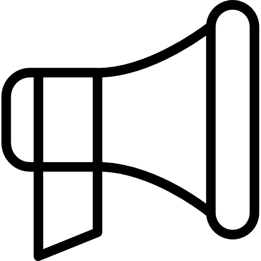 Megaphone Kiranshastry Lineal icon