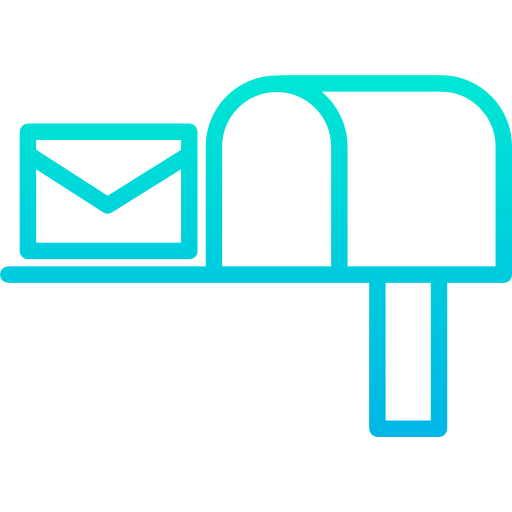 メールボックス Kiranshastry Gradient icon
