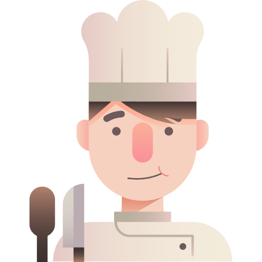 chef Generic Flat Gradient Icône