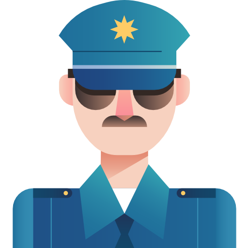 polizei Generic Flat Gradient icon