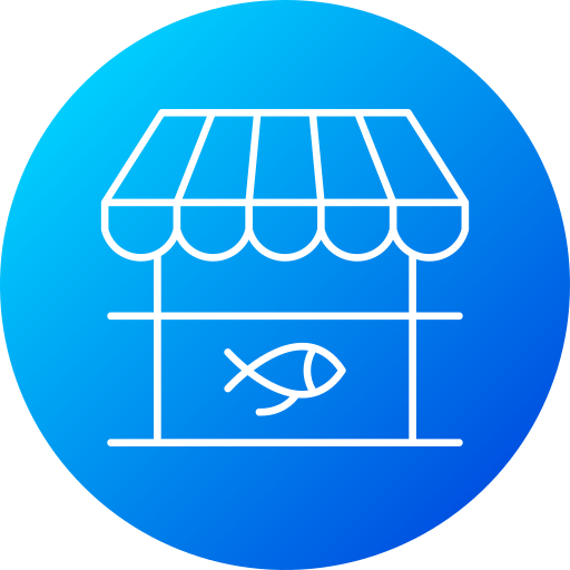 sprzedawca ryb Generic gradient fill ikona