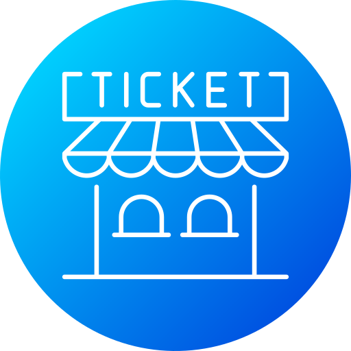 Ticket shop Generic gradient fill icon