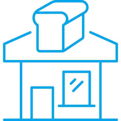 Bakery building Generic color outline icon