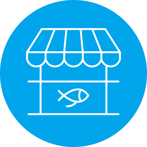 sprzedawca ryb Generic color fill ikona