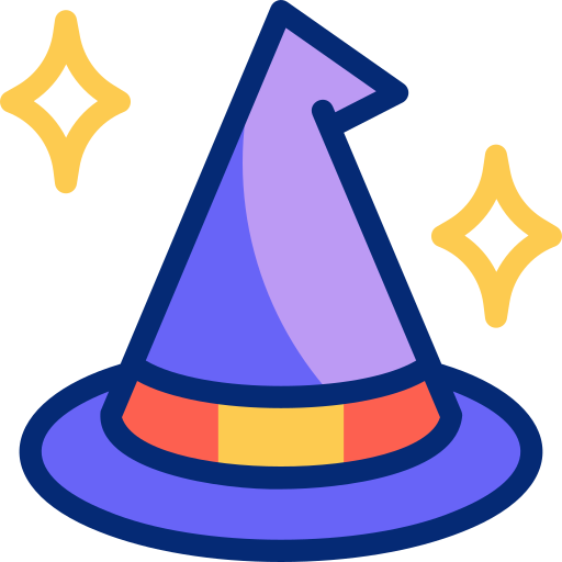 Wizard hat Basic Accent Lineal Color icon