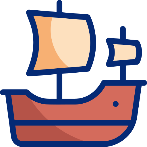 ガレオン船 Basic Accent Lineal Color icon