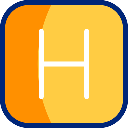 h Basic Accent Lineal Color icon