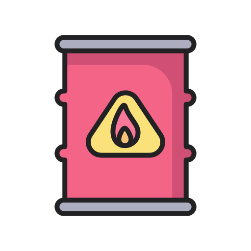 Flammable Generic color lineal-color icon
