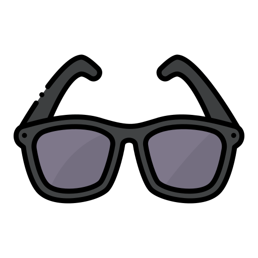 occhiali da sole Generic color lineal-color icona