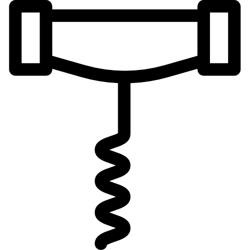 sacacorchos Kiranshastry Lineal icono