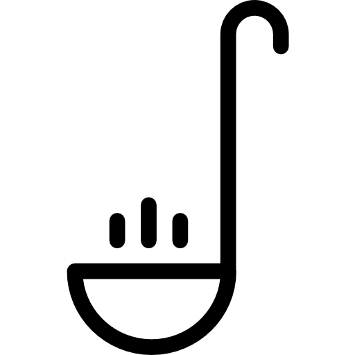 cucharón Kiranshastry Lineal icono