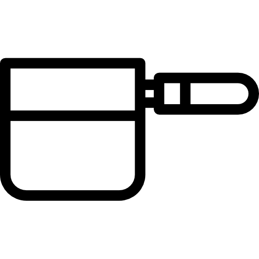 cacerola Kiranshastry Lineal icono