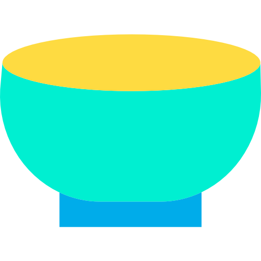 Bowl Kiranshastry Flat icon