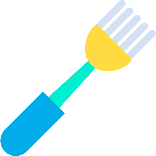 tenedor Kiranshastry Flat icono