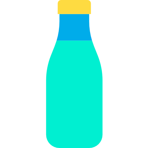 Milk bottle Kiranshastry Flat icon