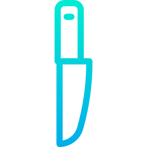 ナイフ Kiranshastry Gradient icon