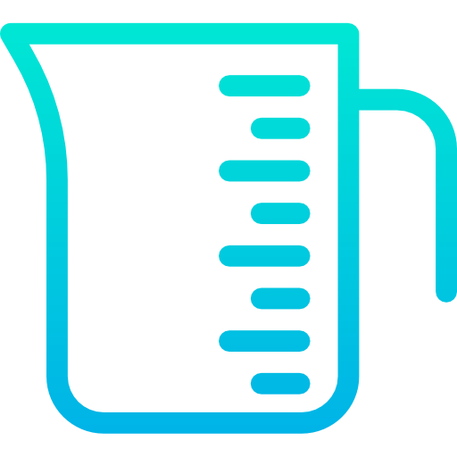 Measuring cup Kiranshastry Gradient icon