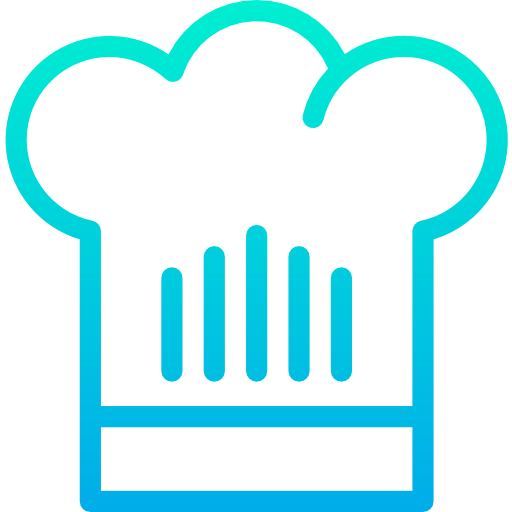 Chef hat Kiranshastry Gradient icon