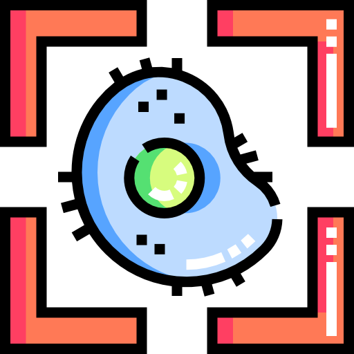 virus Detailed Straight Lineal color icon