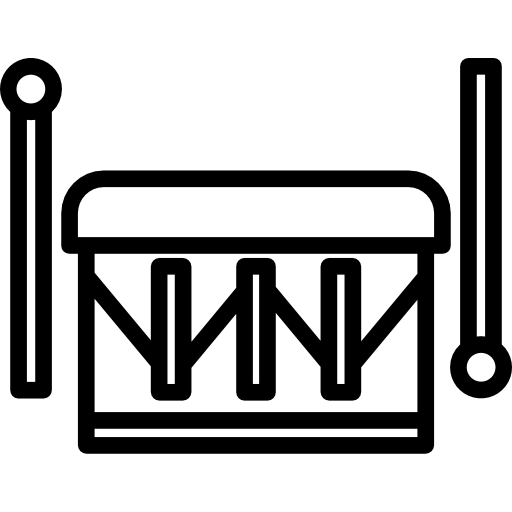 tambor Kiranshastry Lineal icono