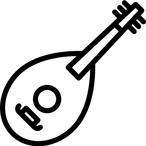 lutnia Kiranshastry Lineal ikona