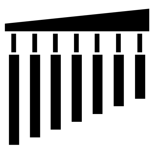 glockenspiel Kiranshastry Solid icon