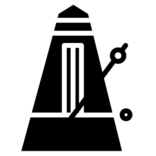 Metronome Kiranshastry Solid icon