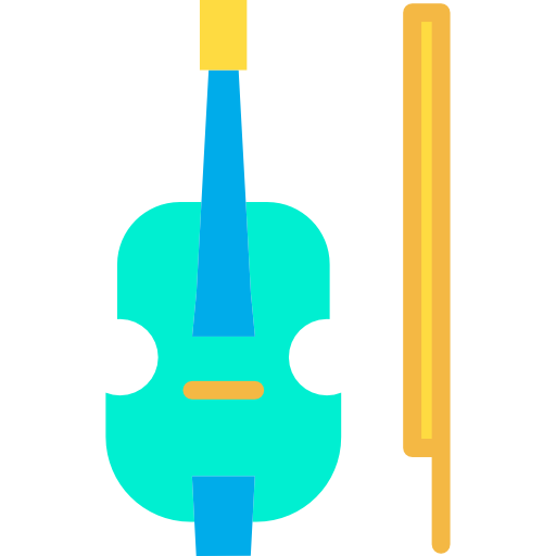 Cello Kiranshastry Flat icon