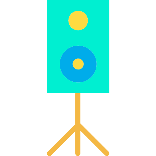 głośnik Kiranshastry Flat ikona