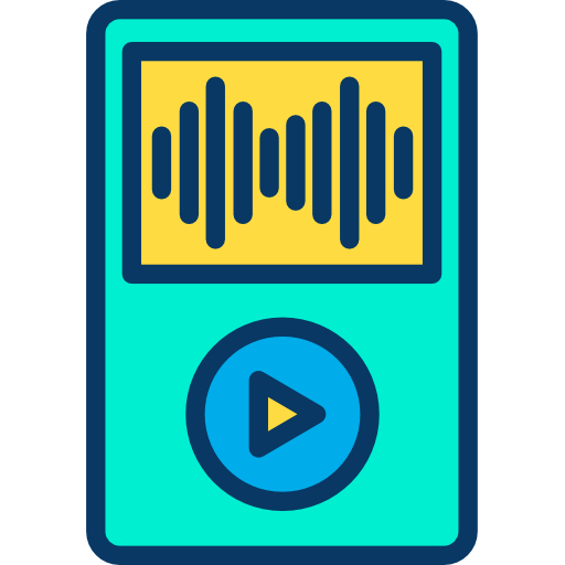 mp3-player Kiranshastry Lineal Color icon