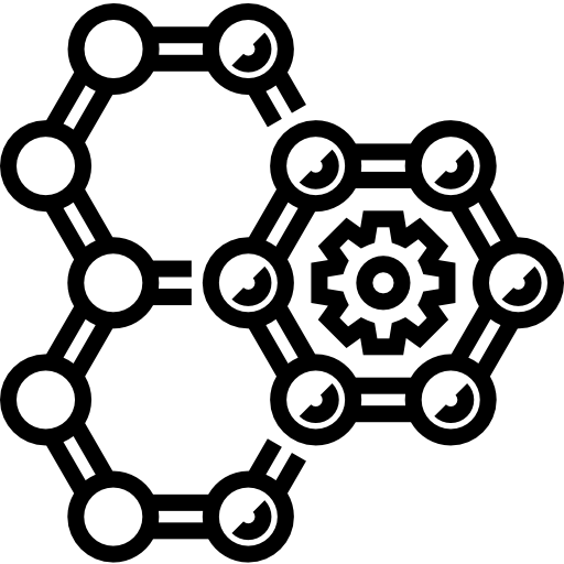 ナノテクノロジー Detailed Straight Lineal icon