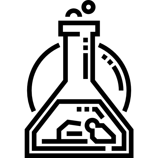 matraz Detailed Straight Lineal icono