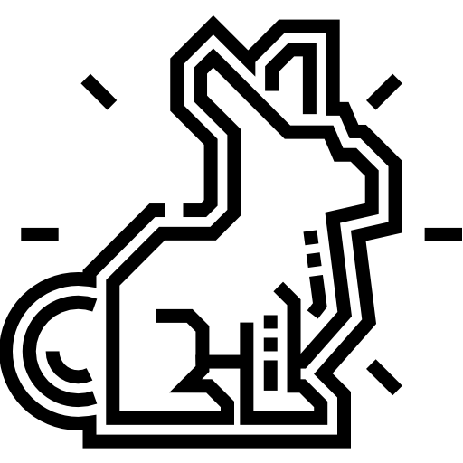 うさぎ Detailed Straight Lineal icon